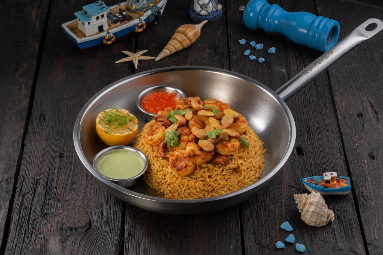 Shrimp Kabsa (one person)